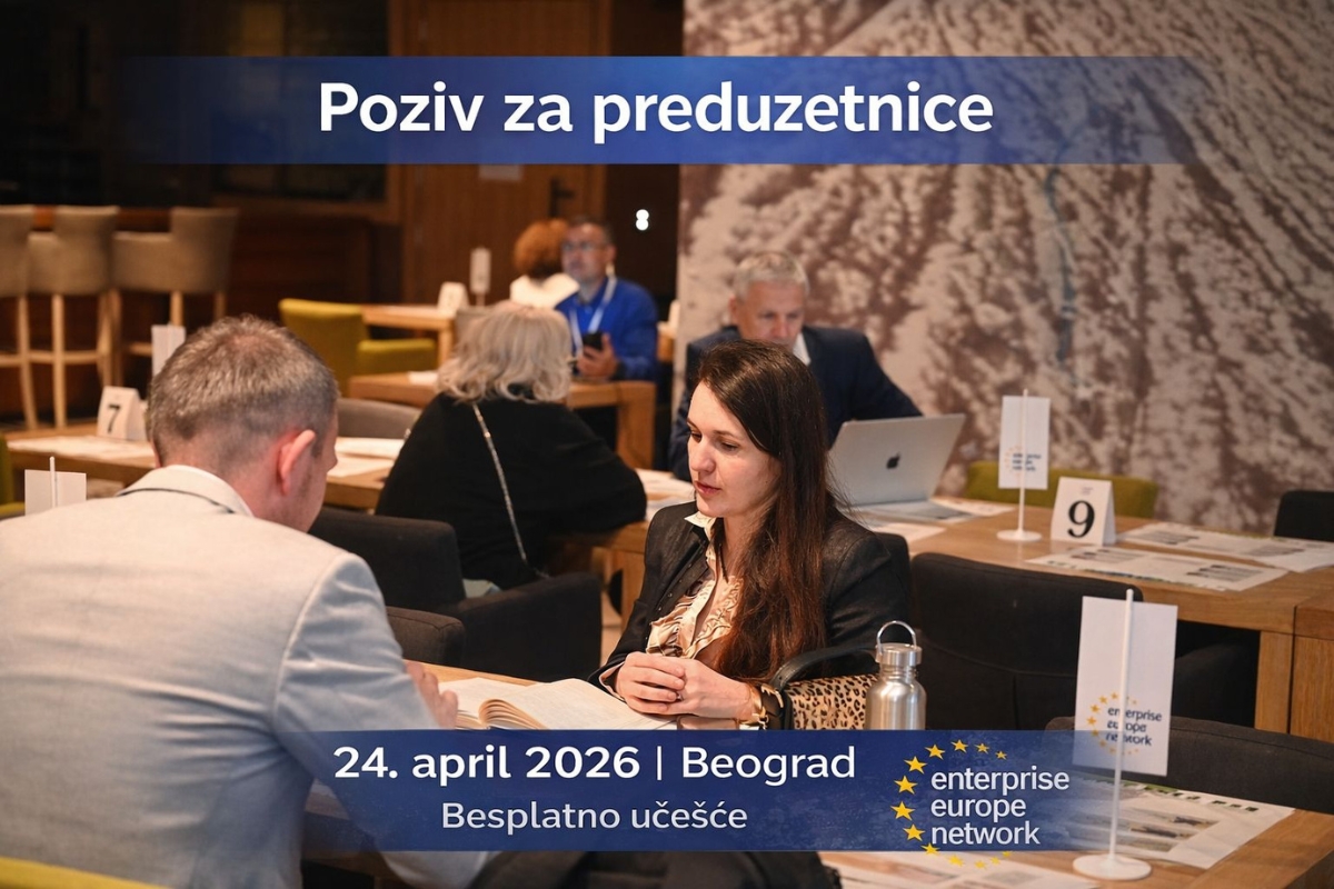 Ilustracija poslovnog B2B događaja za preduzetnice u Beogradu
